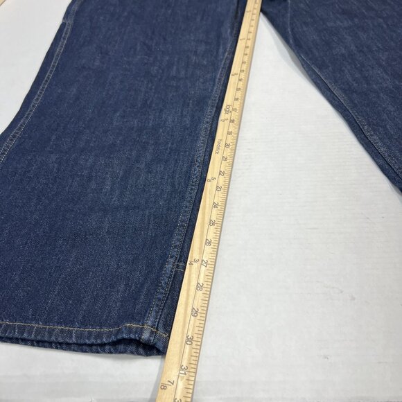 Dickies Overalls Womens 24 Denim Bib Relaxed Fit 8 Pocket Chore Workwear Utility - Picture 4 of 8